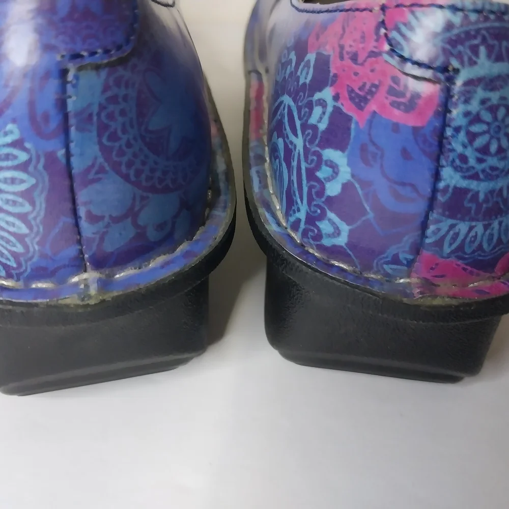 ALEGRIA Clogs Shoes Size 3 Girls Leather Upper